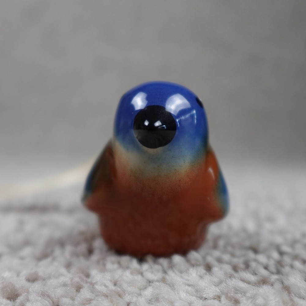 Longaberger 2009 Collectors Club Backyard Bird Eastern Bluebird Pottery Ornament - Picture 7 of 8